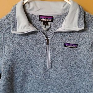 Patagonia Medium Hawthorne Blue 1/4 zip